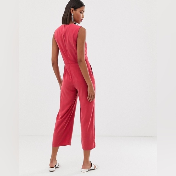 Mango V Neck Jumpsuit - Picture 2 of 6